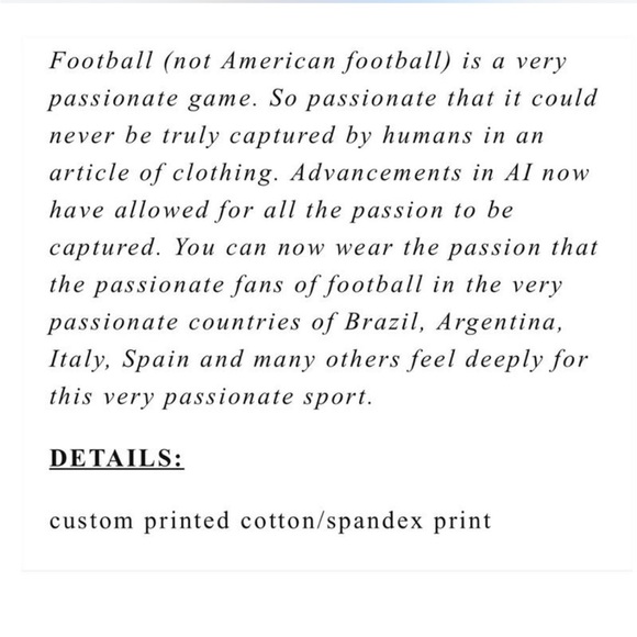 Fashion Brand Company AI Soccer Stripe Long Sleeve Mock Neck Top - Picture 6 of 7